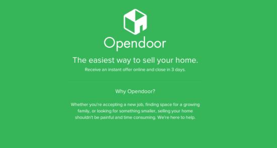 线交易平台Opendoor获2.1亿美元D轮融资 NVP领投
