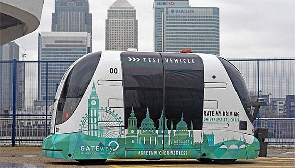 伦敦进行无人驾驶巴士测试 一百名乘客率先试水